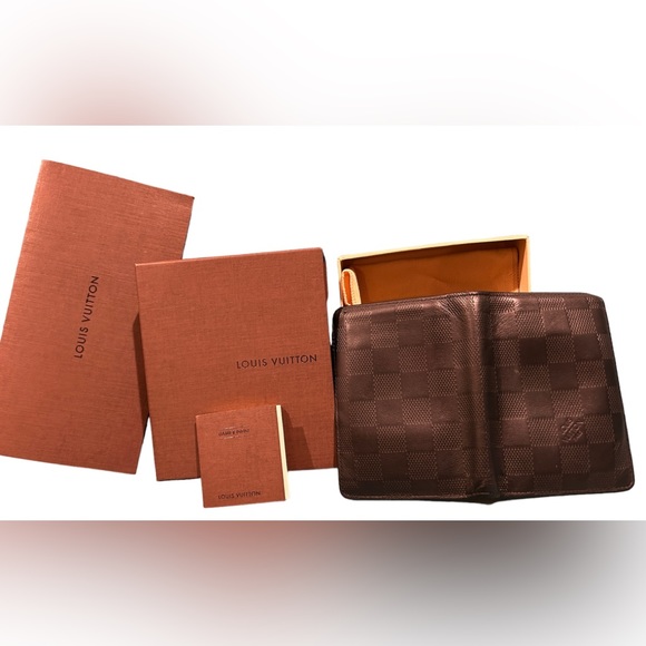 Louis Vuitton Damier Infini Portedeuille James Billfold Onyx N63007 Wallet - Picture 7 of 15